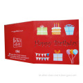 Custom Paper Words Happy Birthday Greeting Card
